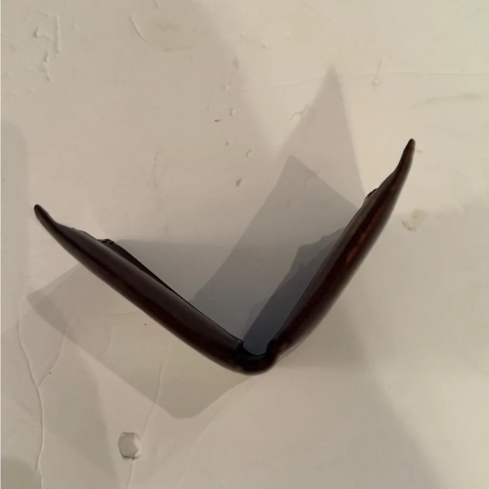 YSL Men's Vintage Wallet. Dark Burgundy Brown. Soft leather. See photos for wear